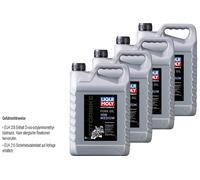4x Liqui Moly Motocicleta Horquilla de Aceite 10W Medio para Amortiguadores 5L