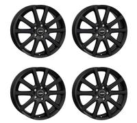 4x Llantas AUTEC SKANDIC 7.0x17 ET45 5x114,3 Schwarz matt