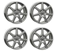 4x Llantas AUTEC TALLIN 7.0x16 ET35 5x112 Titansilber