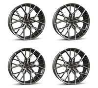 4x Llantas Borbet BY 8x18 ET45 5x108 titan polished matt