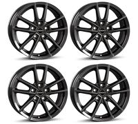 4x Llantas Borbet W 7x17 ET40 5x108 mistral anthracite glossy