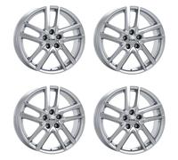 4x Llantas Rial Astorga 8.0Jx18 ET39 5x112 polar-silber compatible con SEAT Alhambra Altea Ateca Cupra Ateca Cupra Formentor Exeo Leon T