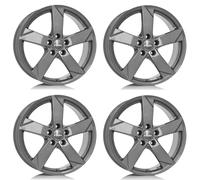 4x Llantas Rial Kodiak 6.5Jx16 ET40 5x114,3 graphit compatible con RENAULT Fluence Kadjar Laguna Latitude Megane Scenic Talisman ZOE