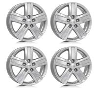 4x Llantas Rial Transporter 6.0Jx15 ET68 5x118 polar-silber compatible con FIAT Ducato