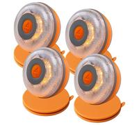 4X Luz de Emergencia V16 Conectada Homologada, DGT 3.0, Datos hasta 2038 + Soporte Ventosa Universal