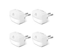4X Luz Nocturna LED con Sensor de Movimiento Inteligente, Lámpara de Pared para el Hogar, Pasillo, Baño, Escalera, Dormitorio, Lámpara de Noche con