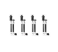 4X Mano Extraña del Brazo MáGico de 11 Pulgadas para el Monitor LCD del Equipo de DSLR con Luz LED