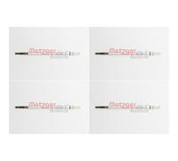 4x METZGER Bujías de Incandescencia H1 944 Apto para 4-ZYLINDER Citroën C5 C6