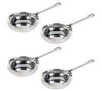 4x Mini Acero Inox. Sartén ø11 CM Sartén Profunda Amartillado Capacidad 260ML