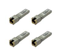 4X Módulo Óptico 10G SFP + A Rj45 30m Autoadaptación 10G/5G/2.5G Compatible con Conmutador Óptico para , Mikrotik y Ethernet