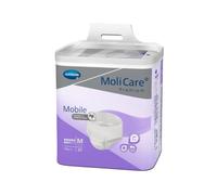 MoliCare Premium Mobile - Pantalones desechables para mujeres y hombres, uso discreto, 8 gotas, talla S (60-90 cm de cadera), 4 x 14 unidades