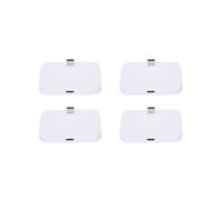 4X Móvil Soporte para Teléfono Tipo de Cargador de Escritorio C Soporte para Teléfono Celular Estación de Acoplamiento de Carga Usb-C Plateado