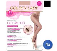 4X Mysecret Collant Cosmético 15 Den 60I Negro Tg.III