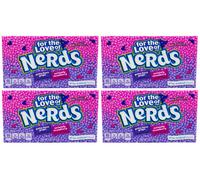 4x Nerds Por El Amor De Los Nerds Sabor Uva Y Fresa Caja De Teatro 141.7g