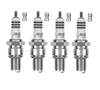 4x Ngk Iridium Bujía Br7Eix 6664 Para Kawasaki Z 650 B C SR F 1977 - 1983
