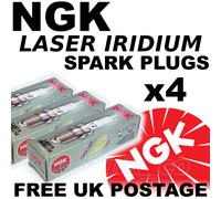 4x Nuevo NGK Laser Iridio Chispa Bujías Para Ford FIESTA 2.0 lt ST150 0408 4477