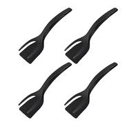 4X Nylon Egg Spatula - Fried Egg Flipper Spatula, Grip and Fllip Egg Spatula Tongs, Tongs Grip and Fllip Fried Egg Turners Cooking Tool, Burgers Steak Fish Flipping Spatula & Tongs for Eggs