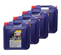4x Original Liqui Moly 3702 Top Tec 4100 5W 40 Bidón Plástico 20L