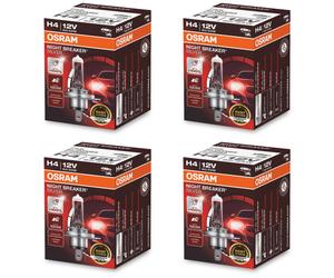 4x OSRAM NIGHT BREAKER SILVER H4 1650/1000 lm Bombilla