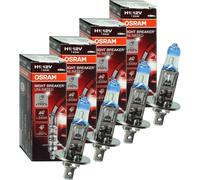 4x OSRAM NIGHT BREAKER UNLIMITED 110% Más Luz 64150NBU 55W 12V P14.5S Halógeno