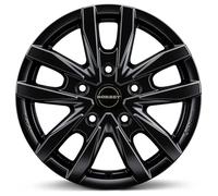 4x Oxigin llantas CW5 6.0x16 ET68 5x118 black matt