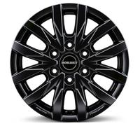 4x Oxigin llantas CW6 6.5x16 ET54 6x130 black matt