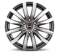 4x Oxigin llantas CW6 7.5x18 ET47 6x139.7 mistral anthracite glossy polished