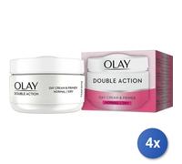 4X Paquete Olay Cara Esencial Belleza 50 Ml. Crema P.Normales/Seca
