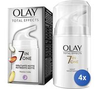 4x Paquete Olay Cara Total Effects 50 Ml. Crema Noche