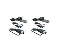 4x para FLYSKY FS-SM100 SM100 RC USB Flight Simulator FMS Juego de Cables para FS-I6 I10 I6X FS-T6 FS-CT6B TH9X RC
