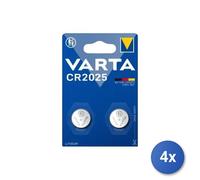 4X PILA BOTÓN CR2025 3V VARTA