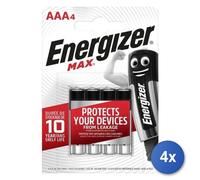 4x Pilas Ministilo Energizer Max AAA Alcalinas
