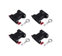4X Placa Base de CáMara Multifunción con Abrazadera de Riel de Varilla de 15 mm para Accesorios de Soporte de Plataforma de Hombro de CáMara Dslr