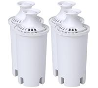 4x Premium Filtro de Agua compatible con Brita Soho, Space Saver, Stainless Steel, Standardfilter Krüge, Wasserkrug, Spender | 4 Piezas, Filtros, Repuestos, Accesorios