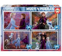 Educa - Set de 4 Puzzles Infantiles progresivos de 50 a 150 Piezas | Frozen 2 | Compuesto por Grandes Piezas Perfectamente acabadas +5 años (18640)
