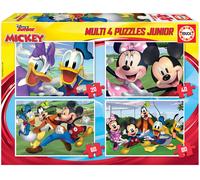 4x Puzzles Progressivos Mickey & Friends - EDUCA