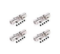 4X Rc Doble Junta Universal ArticulacióN CardáNa Coplamientos CardáN con Tornillo, 5X5Mm