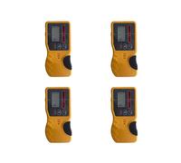 4X Receptor de Nivel Láser Rotatorio Autonivelante para Exteriores Detector de Nivel Láser Rotatorio con Abrazadera Resistente Luz Roja