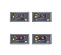 4X Relé de Retardo de Tiempo Digital Pantalla LED Interruptor de Control del Temporizador de Ciclo Relé de Temporización Ajustable Interruptor de