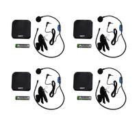 4X Rolton K400 Amplificador De Voz PortáTil Amplificador Con LíNea MicróFono Altavoz Radio FM MP3 FormacióN Del Profesorado