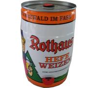 4x Rothaus Hefeweizen 5 L Barril De Fiesta 5,4% Vol