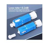 4X SC Male to FC Female UPC Simplex Fiber Optic Adapter FTTP Optic Patch Cord Pigtail Docking