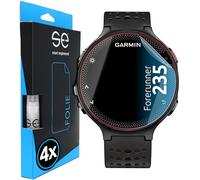 4x se® Protector 3D Transparente para Garmin Forerunner 235, Autorreparable, Compatible con Huellas y FaceID, Instalación sin Burbujas, Ultranítido, Resistente a Golpes y Arañazos, Matériau TPU