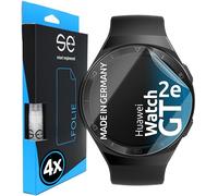 4x se® Protector 3D Transparente para Huawei Watch GT 2e, Autorreparable, Compatible con Huellas y FaceID, Instalación sin Burbujas, Ultranítido, Resistente a Golpes y Arañazos, Matériau TPU