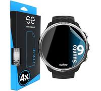 4x se® Protector 3D Transparente para Suunto Suunto 9, Autorreparable, Compatible con Huellas y FaceID, Instalación sin Burbujas, Ultranítido, Resistente a Golpes y Arañazos, Matériau TPU