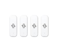 4X Sensor de Vibración Inteligente Zigbee, Detección, Notificación de la Aplicación Tuya Life, Alarma de Vibración de Movimiento en Tiempo Real,