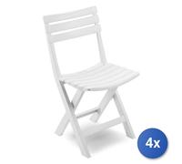 4X SILLAS EN PLP PLEGABLES BIRKI BLANCO Cm 44X41XH 78