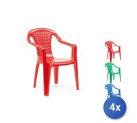 4X Sillón De Polipropileno Para Bebé Camelia Colores Variados