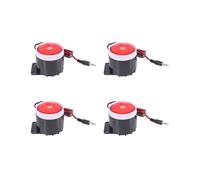 4X Sirena con Cable para Sistema de Alarma de Seguridad de Casa Sirena de Bocina 120DB 12V