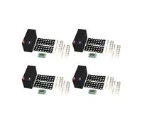 4X Soporte de Caja de Batería de 12 V 7 Ah para Batería 18650 de Níquel de 3 X 7 con Pieza de Caja de Almacenamiento con Placa PCB Organizador de